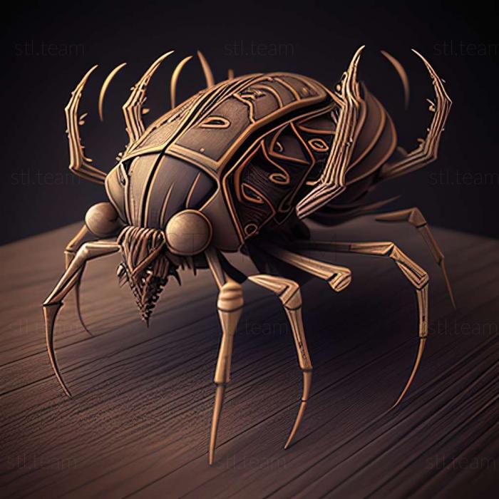 3D model Pheidole lamancha (STL)